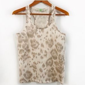 Stella McCartney pastel animal print racerback tee Size medium